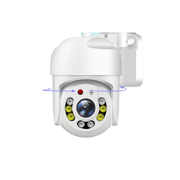 Smart Camara Ip Wifi Alarma Exterior Anti Agua Ip66 Blanco CN  2