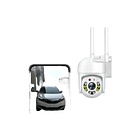 Smart Camara Ip Wifi Alarma Exterior Anti Agua Ip66 Blanco CN  1