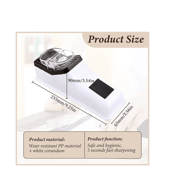 Afilador De Cuchillos Eléctrico Automático De Doble Cara CN 3