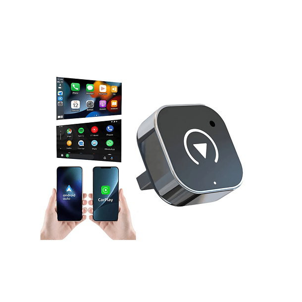 Adaptador Convertidor Inalámbrico - Carplay Y Android Auto  MD 1