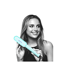 Cepillo Alisador De Cabello Mint Turquesa CF  3