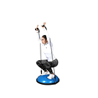 Pelota Bosu Medio Balon Con Manillas Yoga Pilates   TC  4