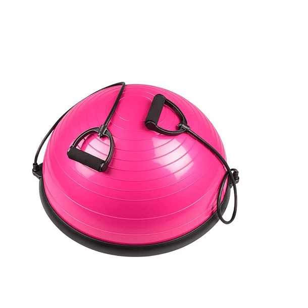 Pelota Bosu Medio Balon Con Manillas Yoga Pilates   TC  7