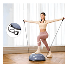Pelota Bosu Medio Balon Con Manillas Yoga Pilates   TC  9