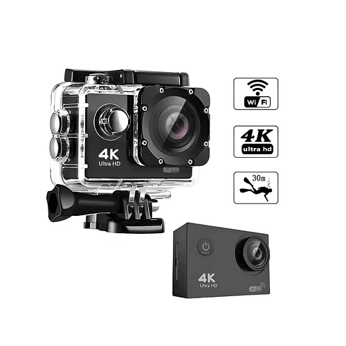 Cámara Deportiva Go Pro 4k Sports Ultra Hd Dv Profesional 