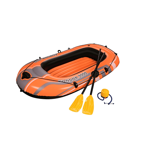 Bote Inflable Boat 2000 - Bestway 193x1.14x Cm Naranjo 1