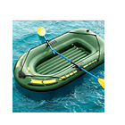 Bote Inflable Kayak+ Remos + Bombín+ Parches 195x116cm 2