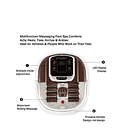 Masajedor Para Pies Hidromasaje Antistres Agua Calefaccion Color Blanco  2