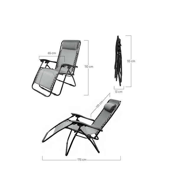 Silla Reposera Plegable Camping, Playas Y Hogar CTA  2