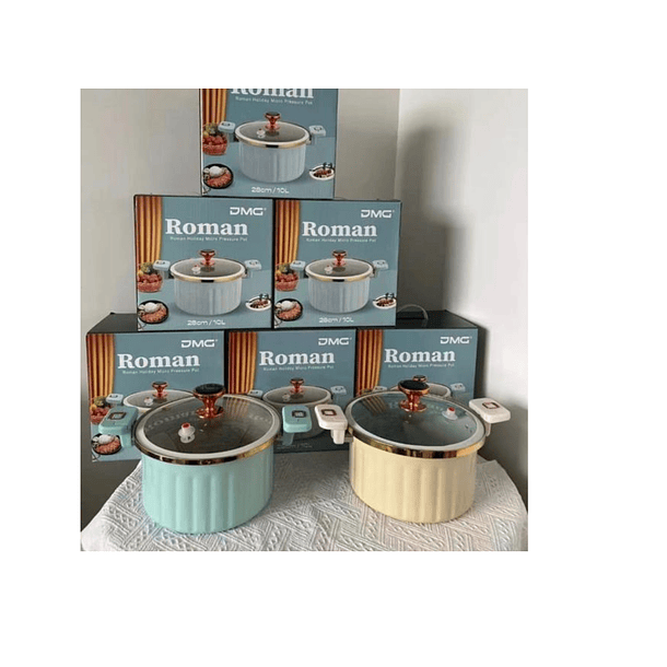 Olla Micropresurizada De 10 Litros 22 CM  Resistente Al Calor NL -2833 5