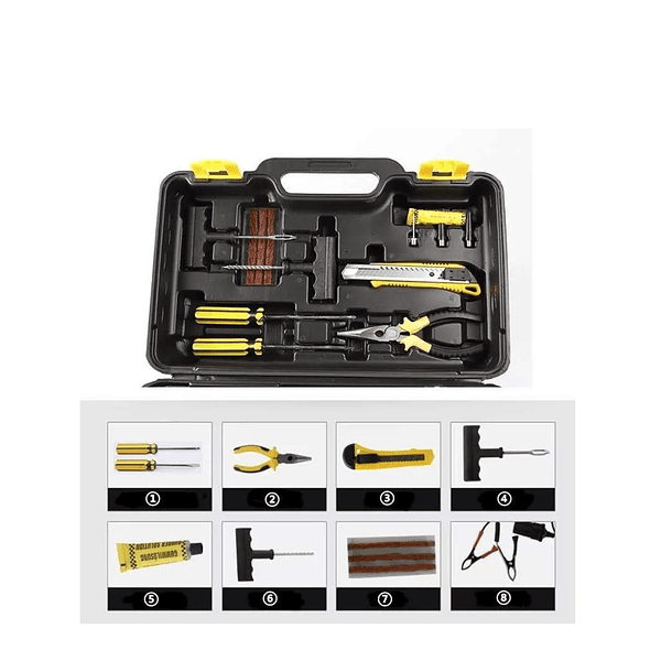 Caja Compresor Aire Doble Cilindro Inflador Neumaticos Frecuencia 150psi- 212012 271016 CH  2