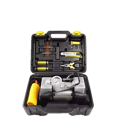 Caja Compresor Aire Doble Cilindro Inflador Neumaticos Frecuencia 150psi- 212012 271016 CH 