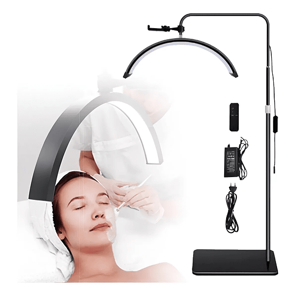 Lampara Led Media Luna Estética Para Pestañas Cejas Hogar CH 15