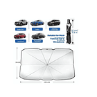 Tapasol Parabrisas Cubre Sol Para Coche Cortinas Parasol TN  2