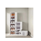 Zapatera Plegable Caja De Almacenamiento Acrílico 6 Niveles Blanco Zapatera Plegable Caja De Almacenamiento Acrílico 6 Niveles Blanco Zapatera Plegable Caja De Almacenamiento Acrílico 6 Niveles TN  2