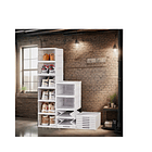 Zapatera Plegable Caja De Almacenamiento Acrílico 6 Niveles Blanco Zapatera Plegable Caja De Almacenamiento Acrílico 6 Niveles Blanco Zapatera Plegable Caja De Almacenamiento Acrílico 6 Niveles TN  3