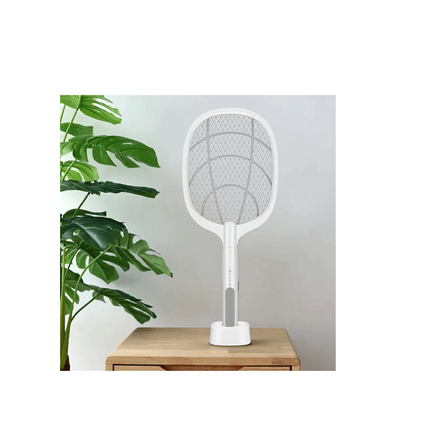 Matamoscas Eléctrico Recargable Usb, Uso Manual Y Atracción Color Blanco TN  4