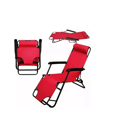 Silla Reposera Plegable Playa Camping Terraza Piscina cinchin 