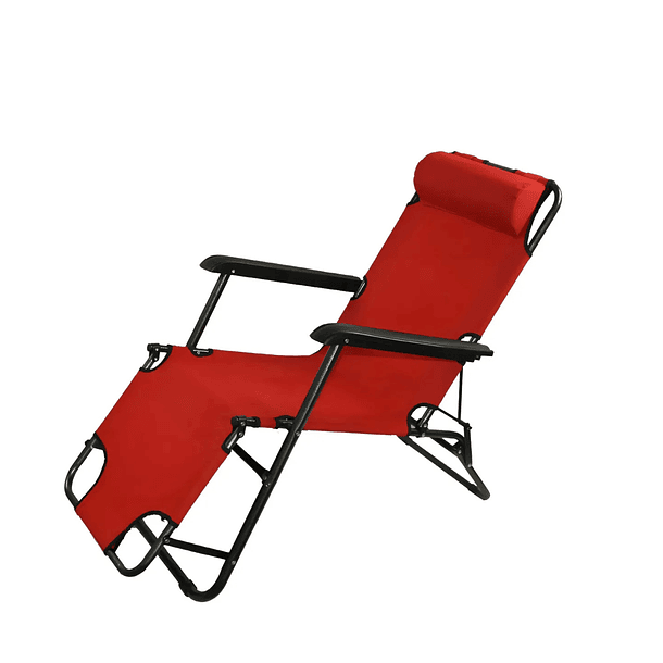 Silla Reposera Plegable Playa Camping Terraza Piscina cinchin  3