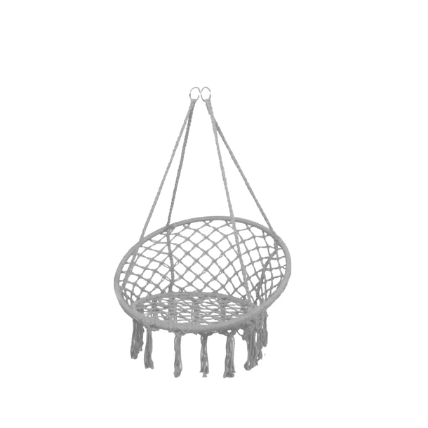 Silla Hamaca Colgante Jardín Terraza Columpio Tejido  4