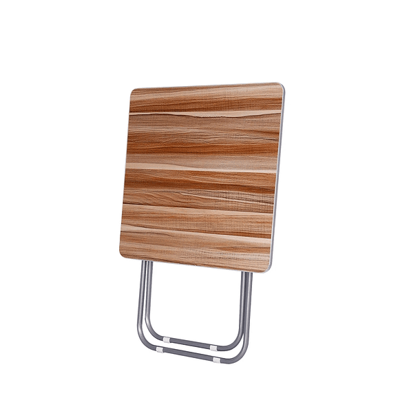 Mesa Plegable Homelyn En Acero Inoxidable Y Mdf Medidas 60x60cm Con Altura 70cm 3