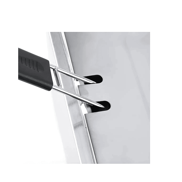 Freidora Eléctrica 2500w Gran Capacidad 6l Acero Inoxidable Plateado 3