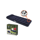 Colchon Inflable 1 Plaza 185x76x28 - Inflador Incorporado!! Color Azul  1