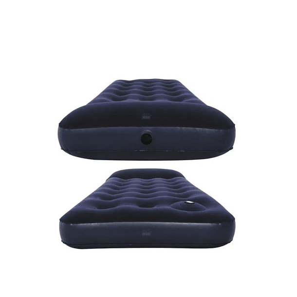 Colchon Inflable 1 Plaza 185x76x28 - Inflador Incorporado!! Color Azul  2