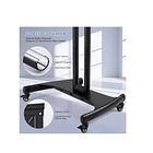 Soporte Tv Con Ruedas Portátil Ajustable De Piso 35 A 85 4