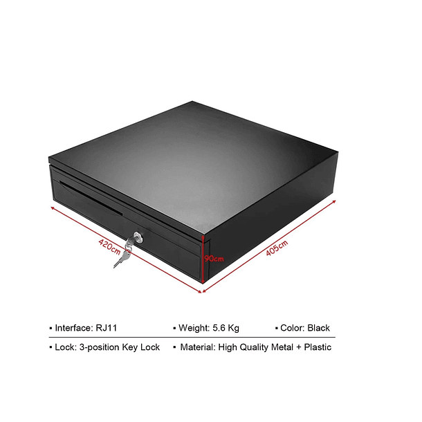Gaveta De Dinero Electrónica Conexión Rj11 2