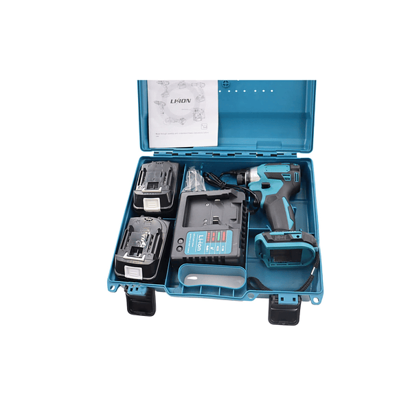 Llave De Impacto Inalámbrica Hecelo, Incluye 2 Baterias 2