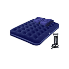 Colchón Cama Inflable 2 Plazas 2 Almohadas Inflador Bestway 1