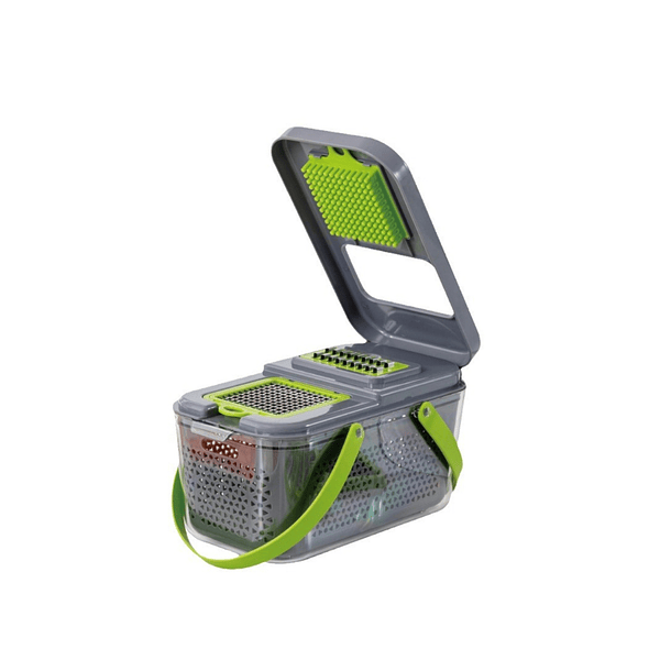 Picador Cortador De Verduras Frutas Rayador Alimentos 22 PIEZAS  2