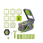 Picador Cortador De Verduras Frutas Rayador Alimentos 22 PIEZAS  3