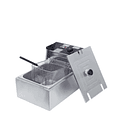 Freidora Eléctrica Yonsa Capacidad 6.5l En Acero Inoxidable Plateado 4