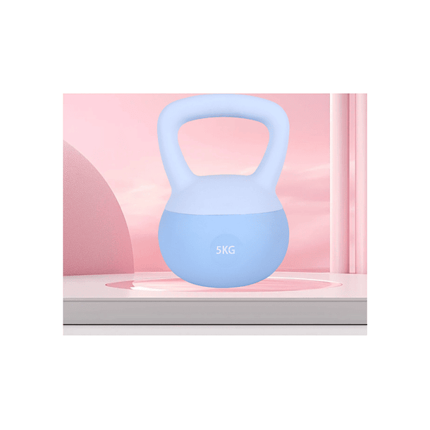 Pesa Rusa Fitness 5kg De Plástico Con Recubrimiento 5