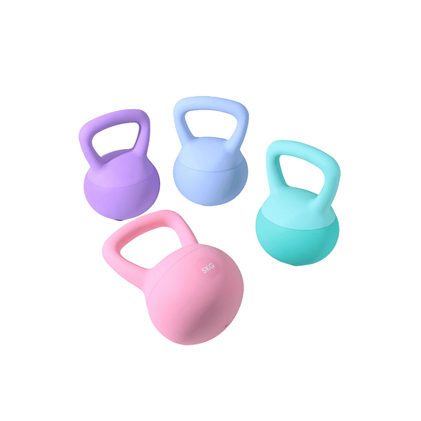 Pesa Rusa Fitness 5kg De Plástico Con Recubrimiento 1