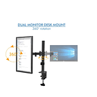 Soporte De Escritorio Doble 8k Por Brazo Z022 - 15 -30  4