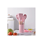 Juego Utencilio Cocina Silicón Caja Almacenamiento 12 Piezas 5