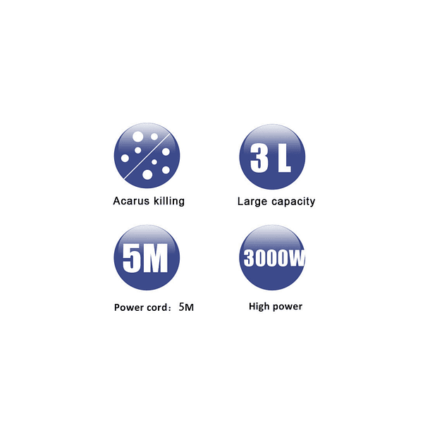 Aspiradora Sokany 3300w Alta Potencia 3l Sistema Anti-ácaros 2