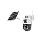 Cámara De Seguridad Solar De Doble Pantalla Visión Completa 1