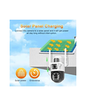 Cámara De Seguridad Solar De Doble Pantalla Visión Completa 2