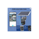 Cámara De Seguridad Solar De Doble Pantalla Visión Completa 2