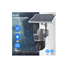 Cámara De Seguridad Solar De Doble Pantalla Visión Completa 3