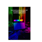 Luz De Relleno Mj-21 Rgb | Clip Y Soporte De Escritorio Blanco Multicolor 4