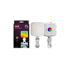 Luz Led Para Celular Mj-05 | Clip Fill Light Rgb Recargable Blanco Multicolor 3