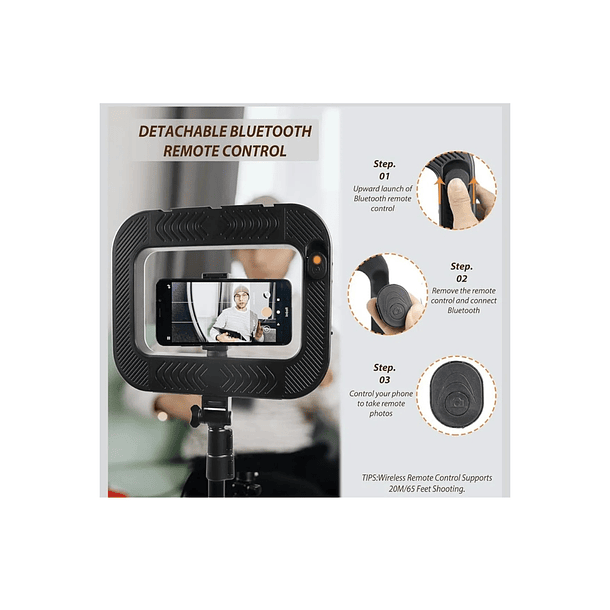 Aro De Luz E-30 Led Portátil Recargable 3