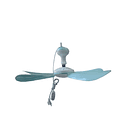 Mini Ventilador De Techo Qf700 5 Aspas 10w Ultra Ahorrador  2