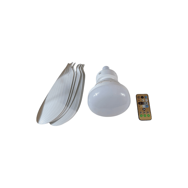 Ventilador De Techo Con Luz, E26/e27 Ventilador De Techo Con 52 Cm 50 Hz/60 Hz Blanco 2