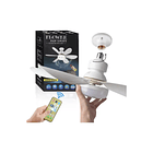 Ventilador De Techo Con Luz, E26/e27 Ventilador De Techo Con 52 Cm 50 Hz/60 Hz Blanco 4